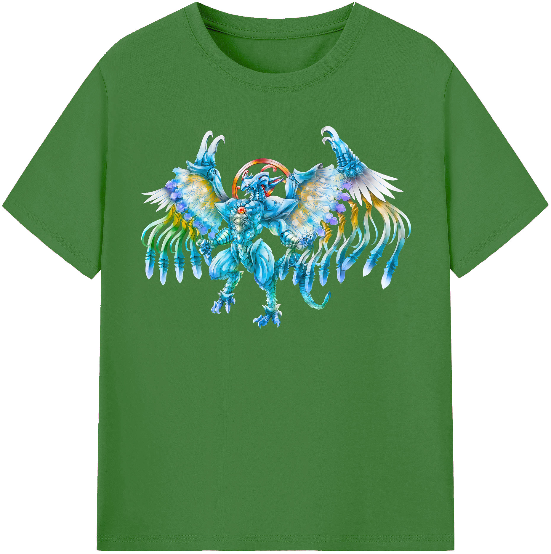 （画像用） 遊☆戯☆王 Yu-Gi-Oh! レディースカジュアルプリントTシャツ（綿100％）